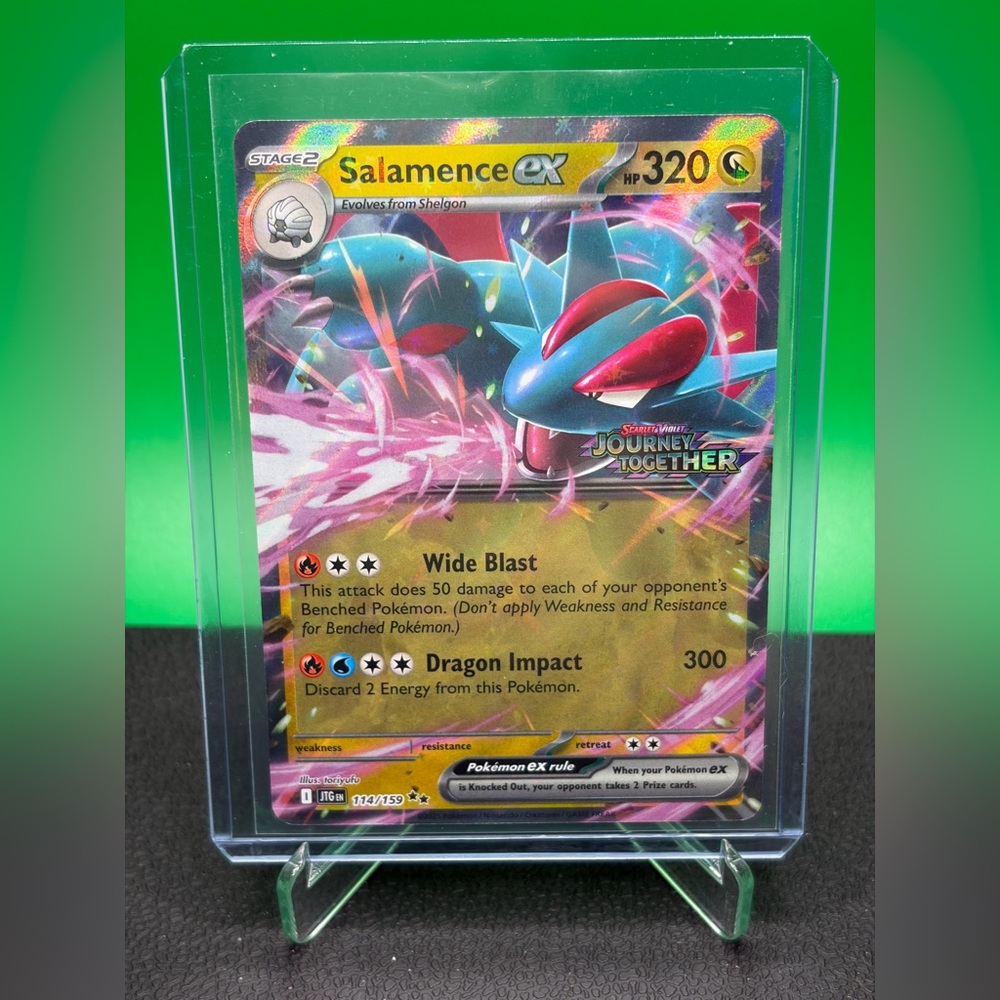 Salamence EX Stamped Pokémon Card - Journey Together